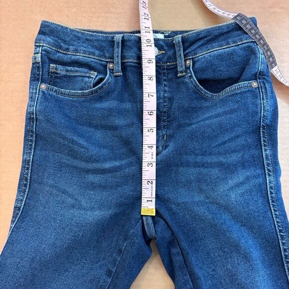 Free People, We the Free, High Rise Dark Wash Skinny Jeans Size 28 OB893288 - Picture 12 of 13